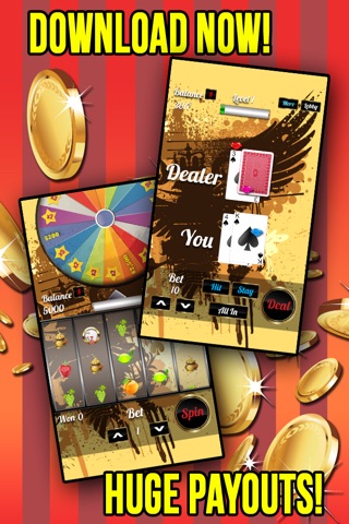 Casino Madness with Poker Blitz, Blackjack Bets and More! screenshot 2