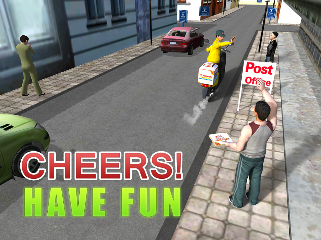 3D Ultimate Pizza Boy Simulator - Crazy motor bike rider and parking simulation adventure game