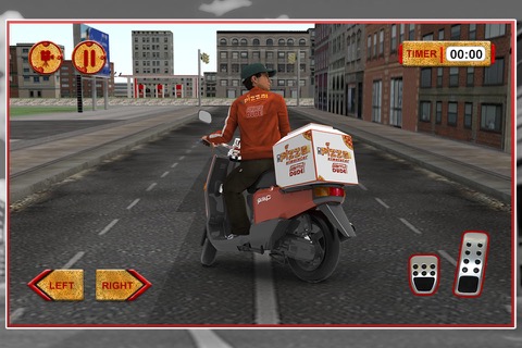 3Dピザ少年シミュレータ - シミュレーションアドベンチャーゲームに乗ってクレイジーバイクライダーと配達自転車のおすすめ画像3