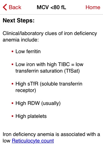 Anemia Algorithm screenshot 2