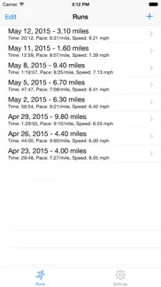 treadmill run tracker iphone capturas de pantalla 1