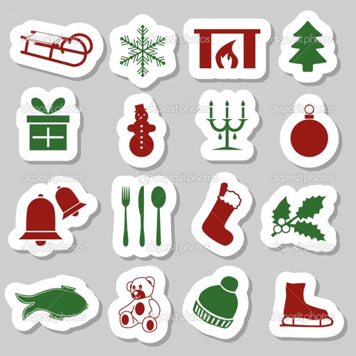 Christmas Theme Stickers Keyboard: Using Holiday Icons to Chat icon