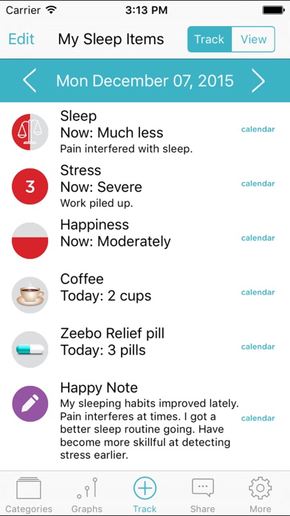 TracknShare - A Quantified Self Journal screenshot-3