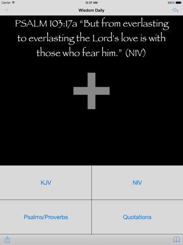 Wisdom Daily iPad screenshot 2 - Lifestyle app