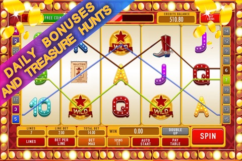 Texas Buffalo Gold Slot Machine: Best Free Western Big Wins, Jackpots and Bonuses screenshot 3