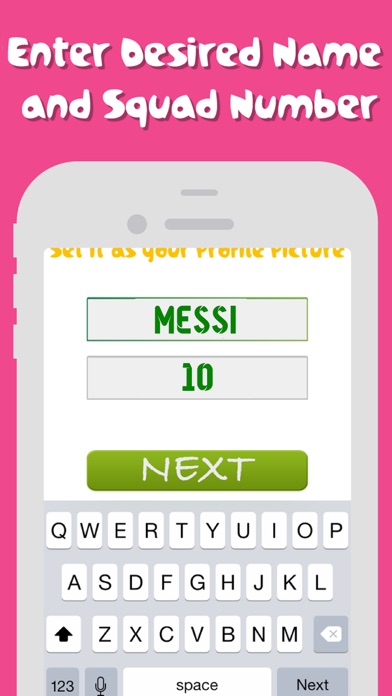 Football Jersey Maker app screenshot