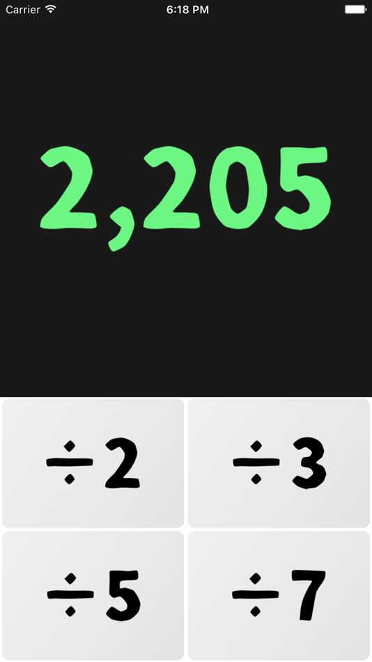 #4. Prime Factorization-free brain training game (iOS) 由: NAKAYUBI CORPORATION