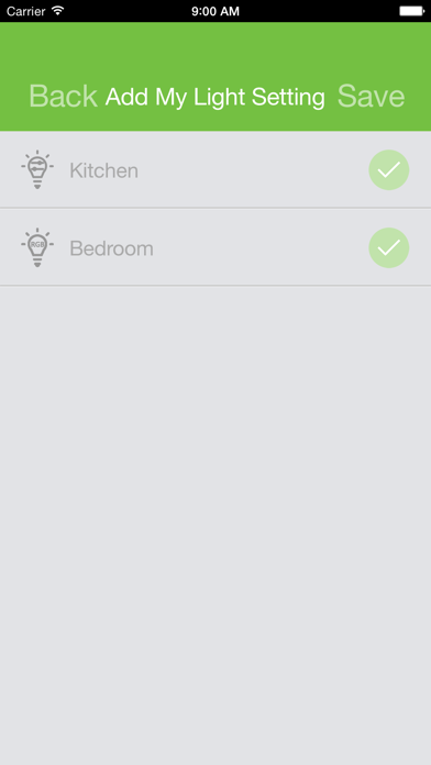 Sensio MultiLight iPhone screenshot