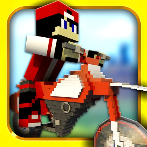 Dirtbike Survival - Block Motorcycles Racing Game For Mine Fans iOS App