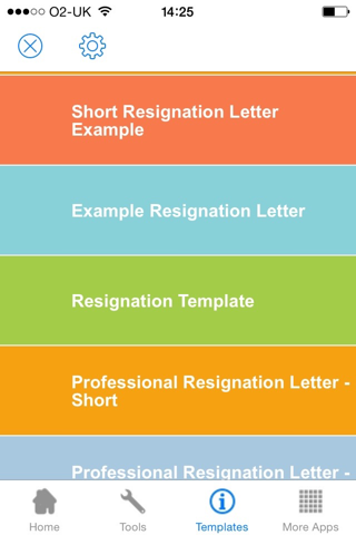 Resignation Letter Sample - Templates and Examples of Job Resignation Letters screenshot 2