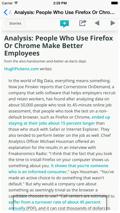 Slashdot reader Screenshot 2 - AppWisp.com Slashdot reader Screenshot 2 - AppWisp.com
