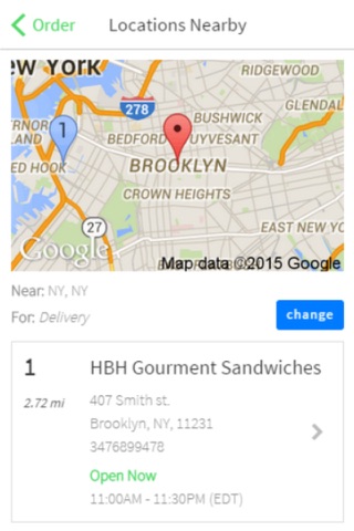 HBH Gourmet Sandwiches screenshot 2