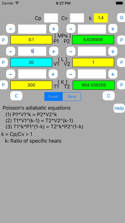 Adiabatic Calculator Mini screenshot-3