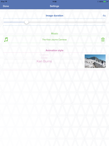 MyMov Photo to Video Editor - Convert your photos in videos slideshows iPad screenshot 2 - Photo & Video app