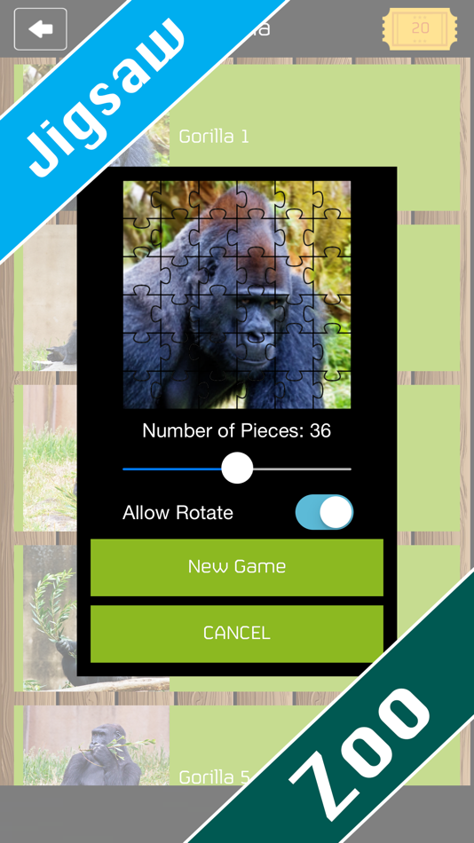 Zoo Animals Jigsaw Puzzle Spectacular FREE - 1.0 - (iOS)