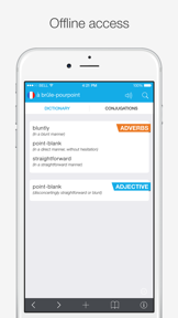 French — English Dictionary screenshot