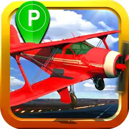 Plane Flying Parking Simulator - 3D Airplane Car Flight Alert Driving & Sim Racing! app icon