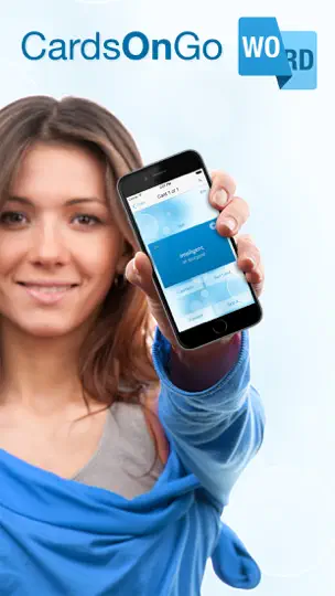 Capture d'écran de Cards On The Go: Mots App De Mémorisation D'une Langue étrangère sur iPhone 1