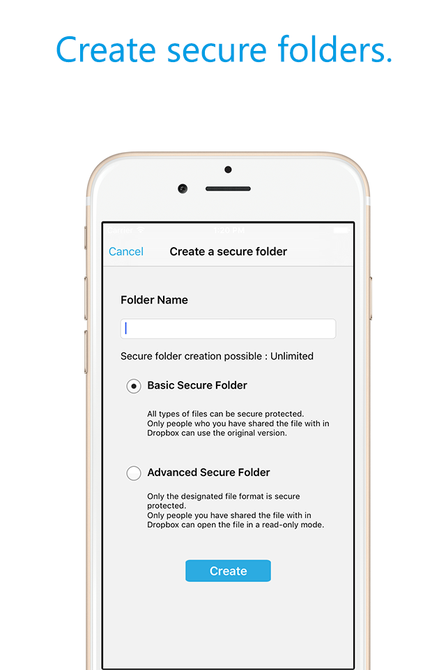 Folder Cryptor for Dropbox