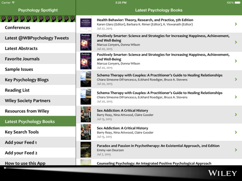 Psychology Spotlight iPad screenshot