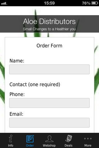 Aloe Distributors screenshot 2