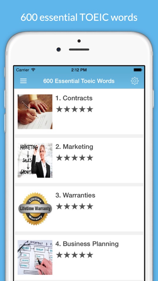 #1. 600 Essential Toeic Words (iOS) 由: SON TUNG
