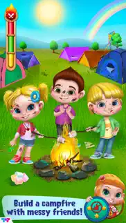 messy summer camp - outdoor adventures for kids iphone screenshot 1
