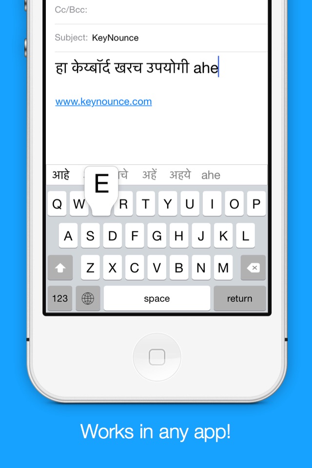 Marathi Transliteration Keyboard - Phonetic Typing in Marathi by KeyNounce screenshot 2