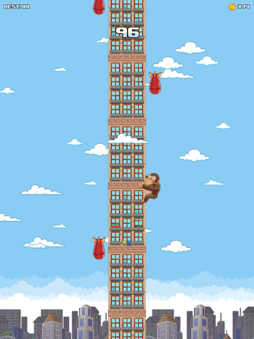 Screenshot #6 pour Super Kong Climb - Endless Pixel Arcade Climbing Game