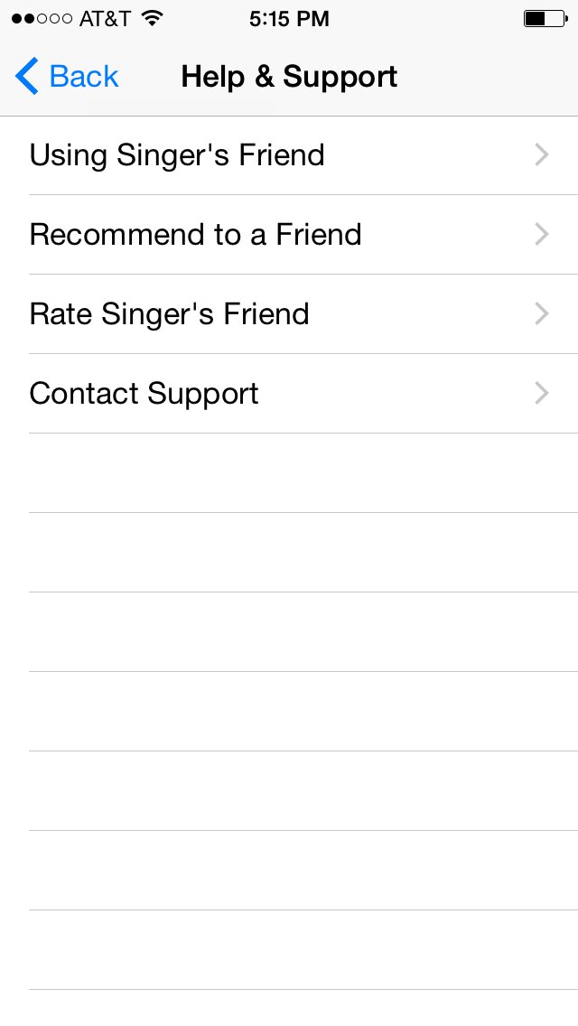 Singing Vocal Warm Ups - Singer's Friend Screenshot