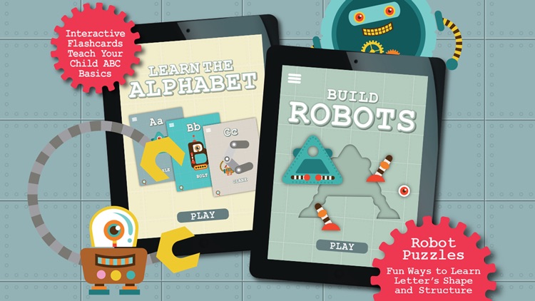 Alphabots ABC - Alphabet learning games & activities for preschool kids