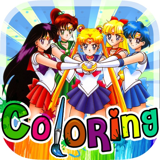 Coloring Book Anime & Manga Photos Sailor Moon For Free Edition icon