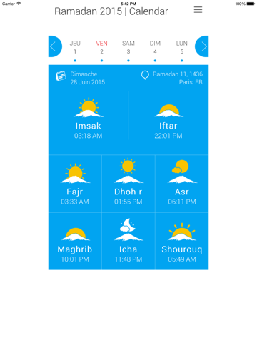 Screenshot #4 pour Horairesdu Ramadan