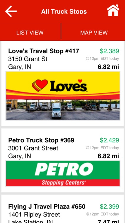Find Truck Service & Stops