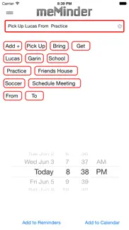 meminder | plus calendar event & reminder creator tool with calendar events viewer for apple watch iphone screenshot 1