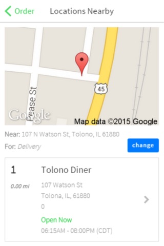 Tolono Diner screenshot 2