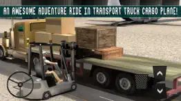 transport truck cargo plane 3d iphone screenshot 1