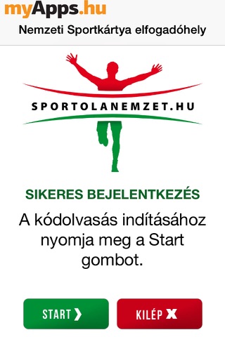 Sportol a Nemzet kódolvasó screenshot 3