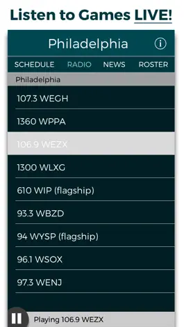 Game screenshot Philadelphia Football Radio & Live Scores mod apk