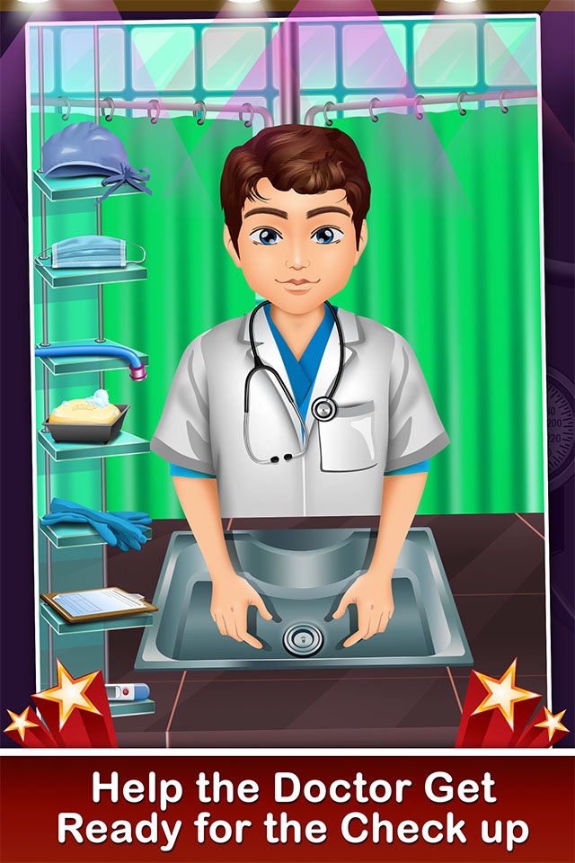 Celebrity Mommy's Hospital Pregnancy Adventure - new born baby doctor & spa care salon games for boys, girls & kids screenshot 4