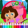 Kids Game For Little Dora Coloring Version