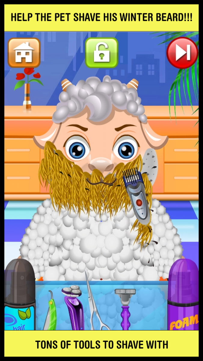 Animal Shave Pet Hair Salon Game for Kids Free official gameplay screenshot 4