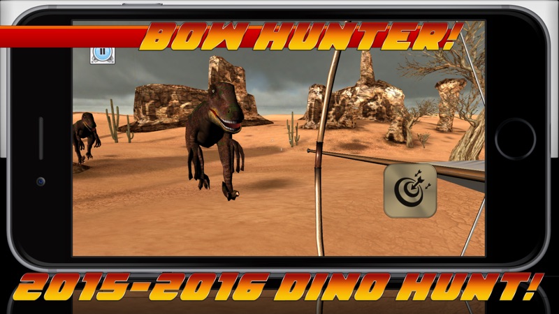 Dino-saur Bow Hunt-ing Island Survivor - 2015 to 2016 Snipe-r Hunter Pro screenshot 1