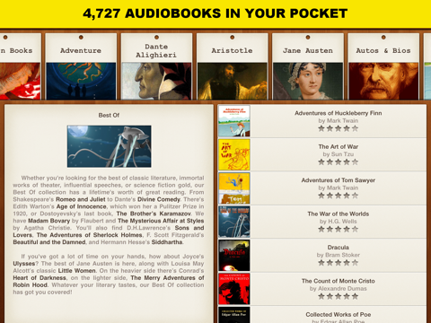 Screenshot #4 pour Free Audiobooks Pro- 4,727 audiobooks to go.