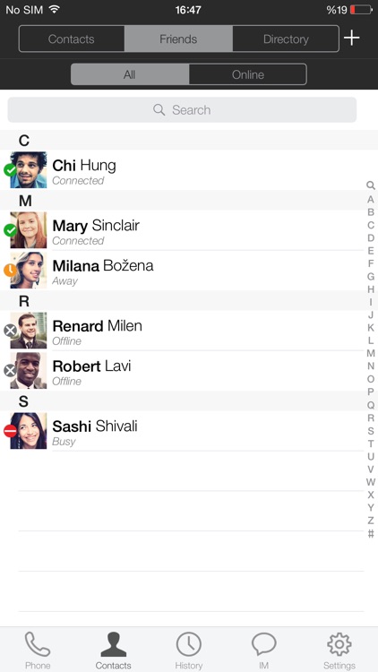 Nteract Mobile Unified Communications for iPhone screenshot-3