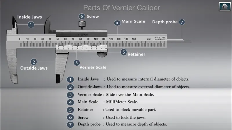 Vernier Caliper. screenshot 2 of 4