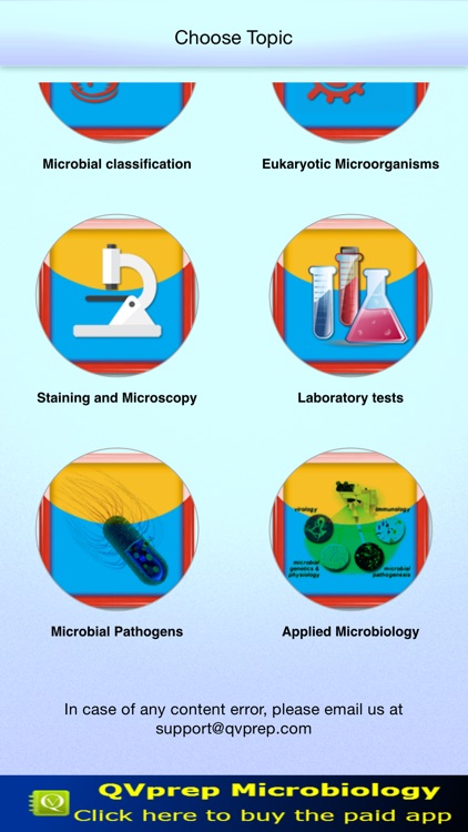 QVprep Lite Microbiology Tutor