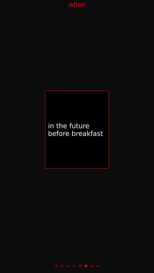 Captura de pantalla de Tiny Poems en iPhone 4