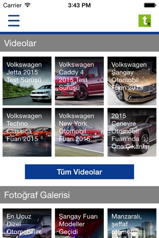 Tasit.com Volkswagen Haber, Video, Galeri, İlanlar screenshot 3