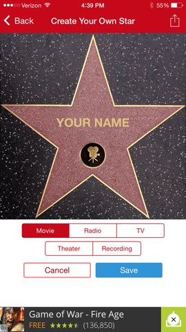 Hollywood Walk of Fame - Stars Map and Star Creatorのおすすめ画像3